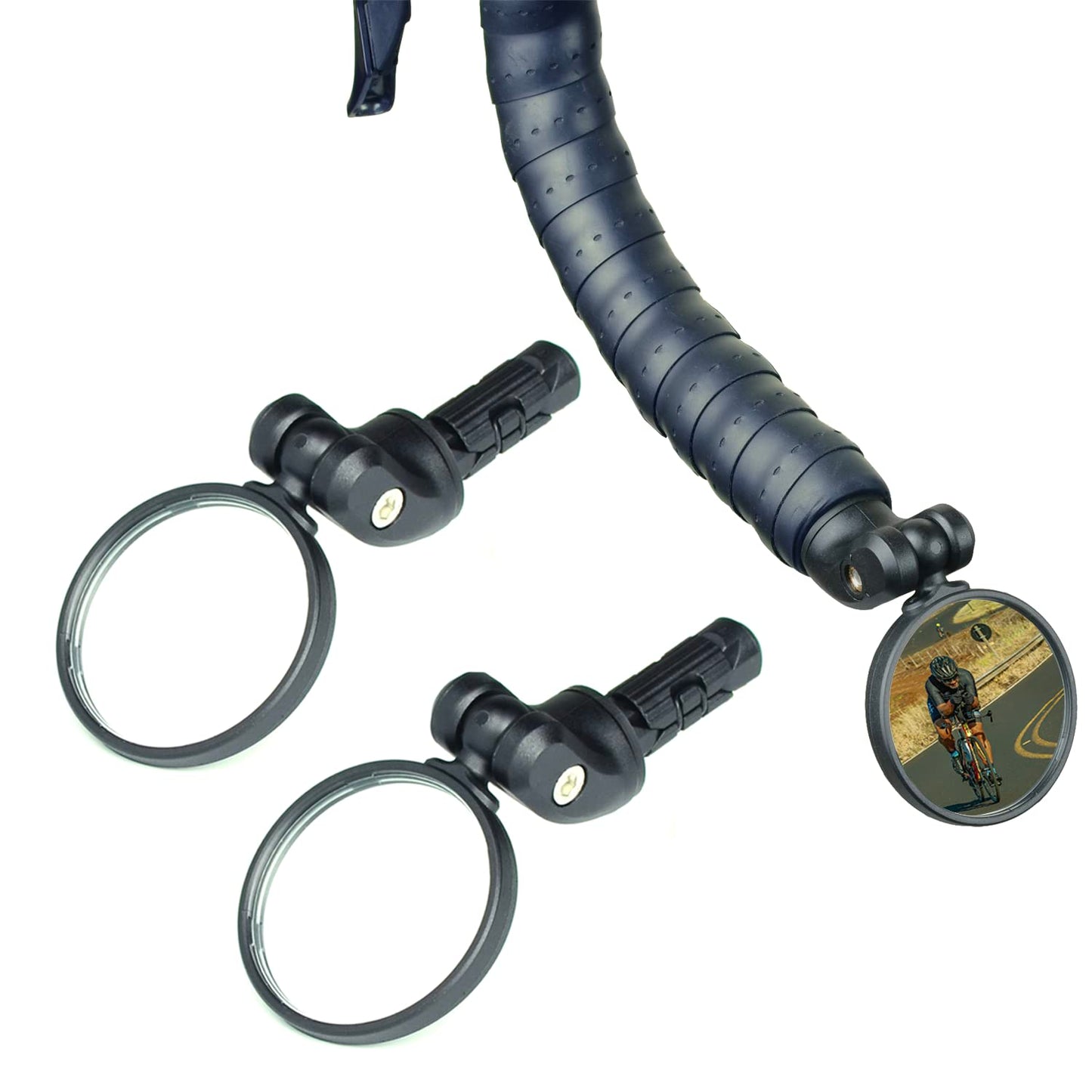 Bar-End Bike Rearview Mirror