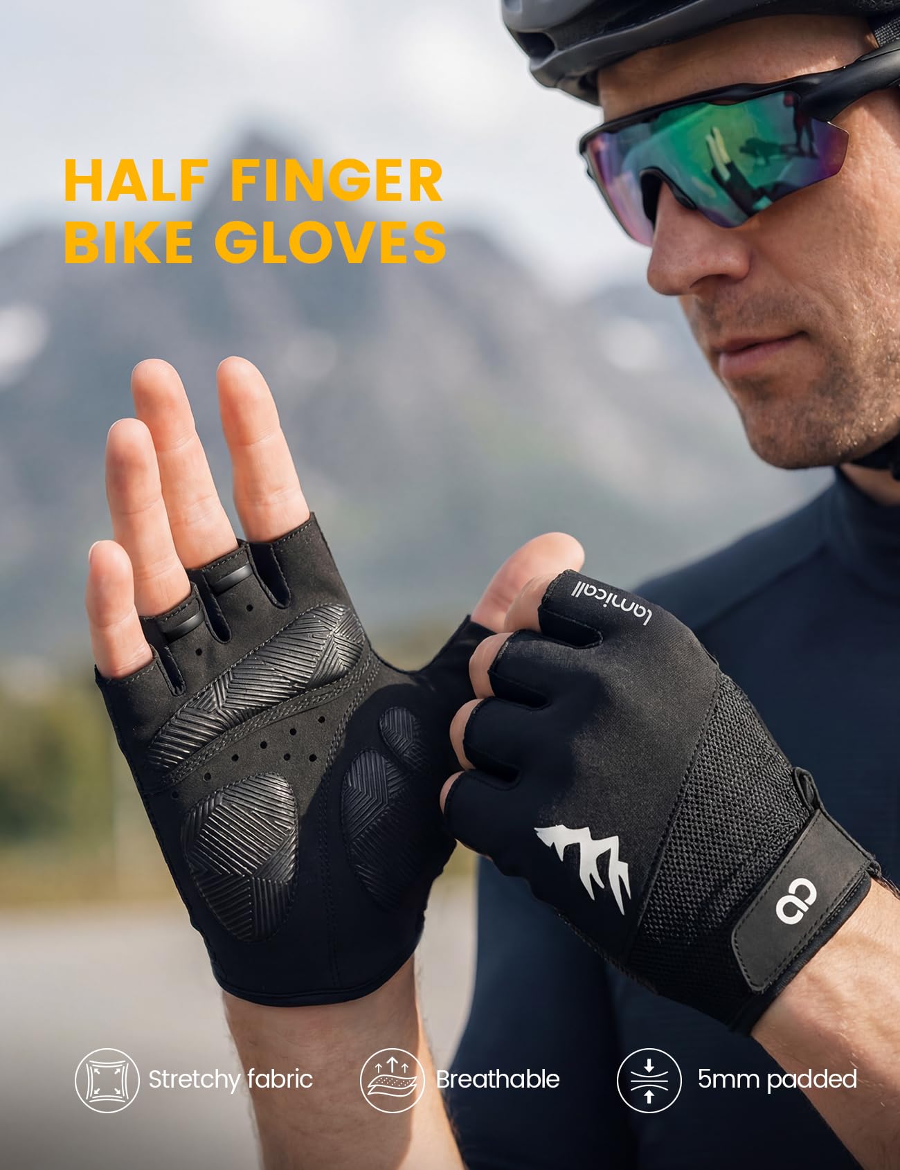 Anti-Slip Shock-Absorbing Cycling Gloves for Men & Women