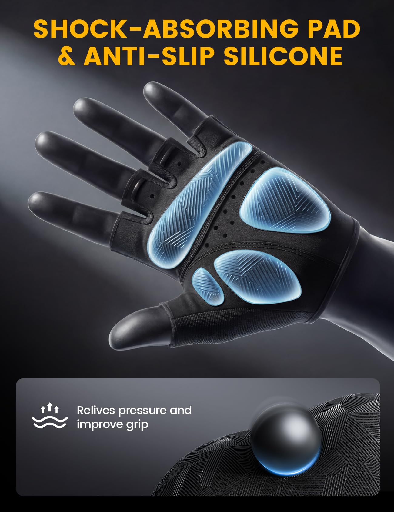 Anti-Slip Shock-Absorbing Cycling Gloves for Men & Women