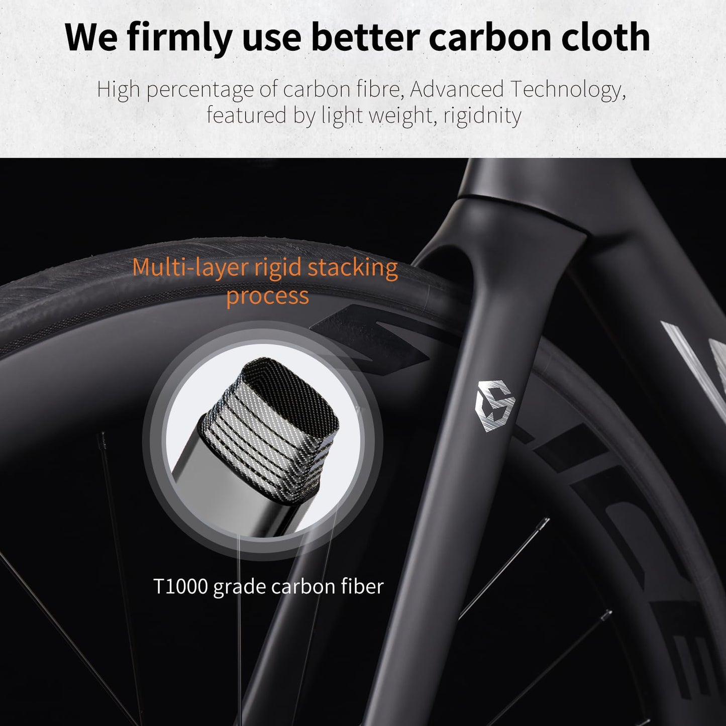 Carbon Road Bike with Shimano 105 Di2 24-Speed