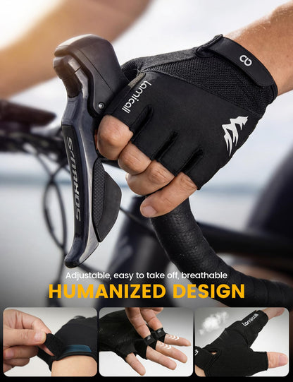 Anti-Slip Shock-Absorbing Cycling Gloves for Men & Women