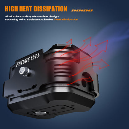 LED Motorcycle Fog Lights & Auxiliary Driving Kit