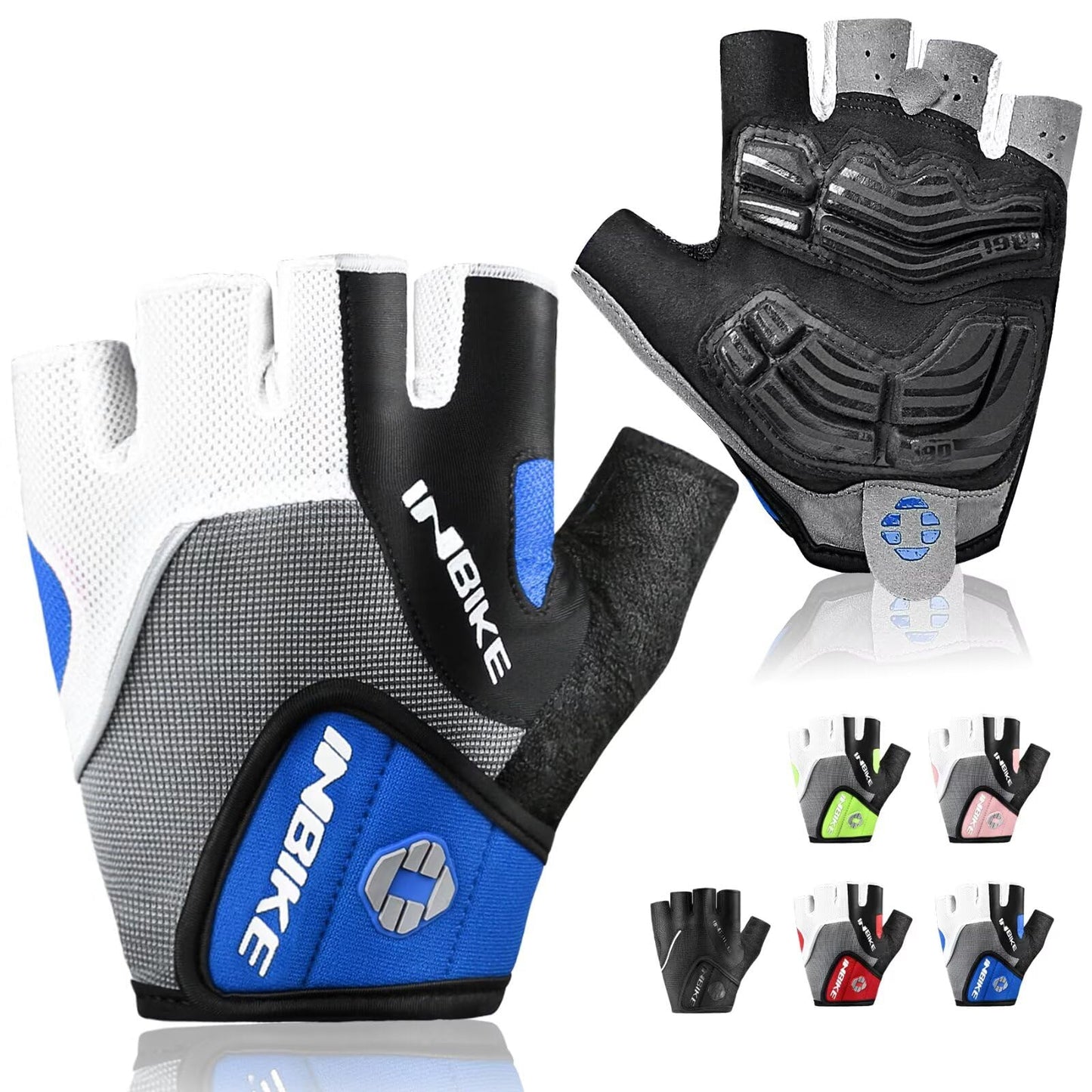 5mm Padded Half-Finger Cycling Gloves
