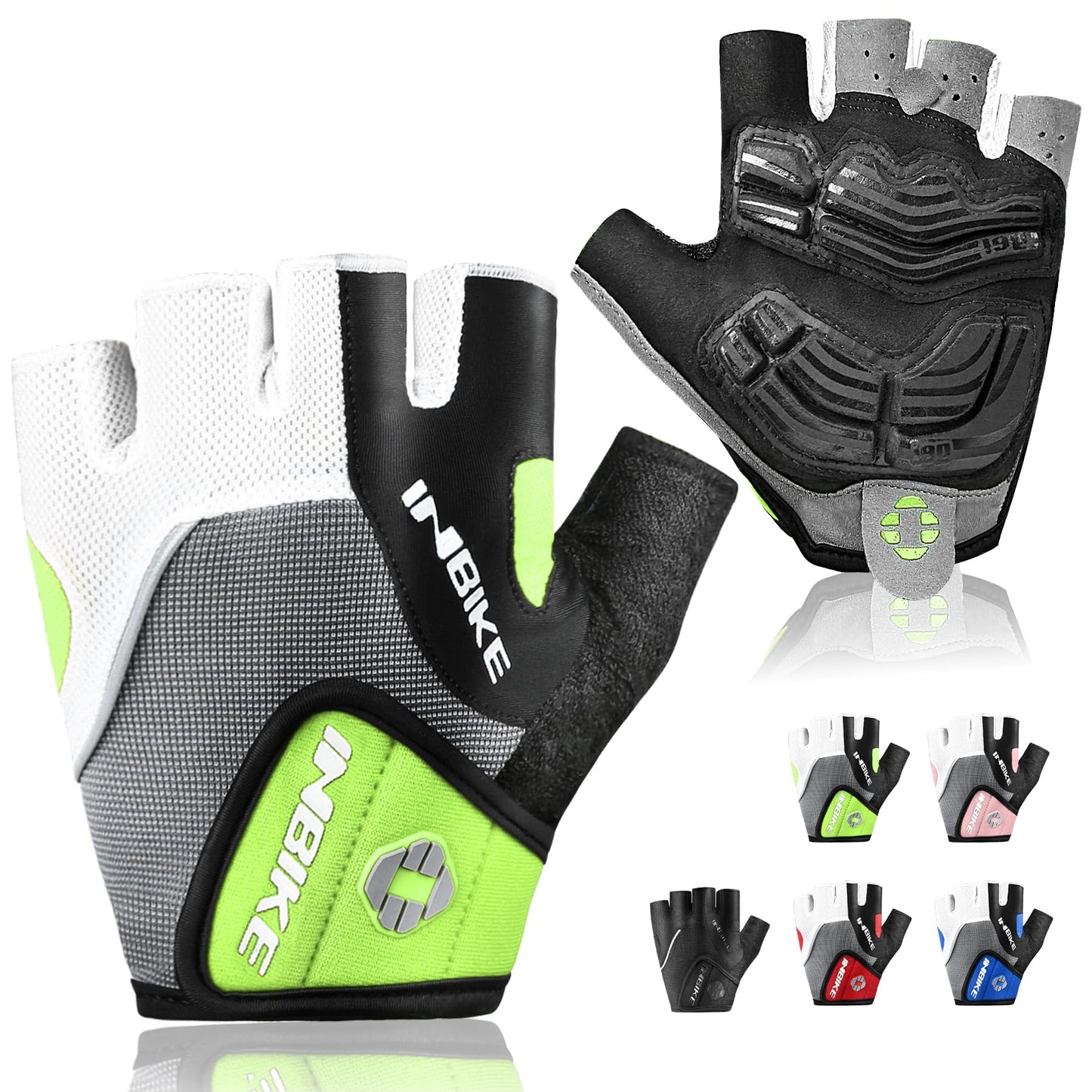 5mm Padded Half-Finger Cycling Gloves