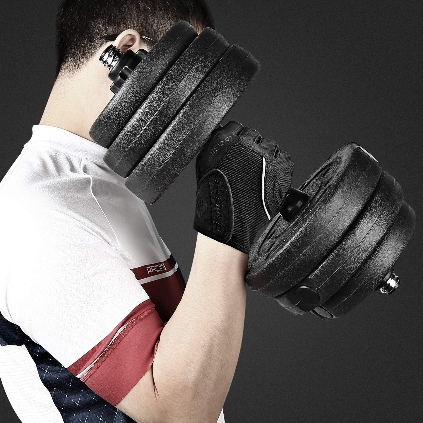 5mm Padded Half-Finger Cycling Gloves