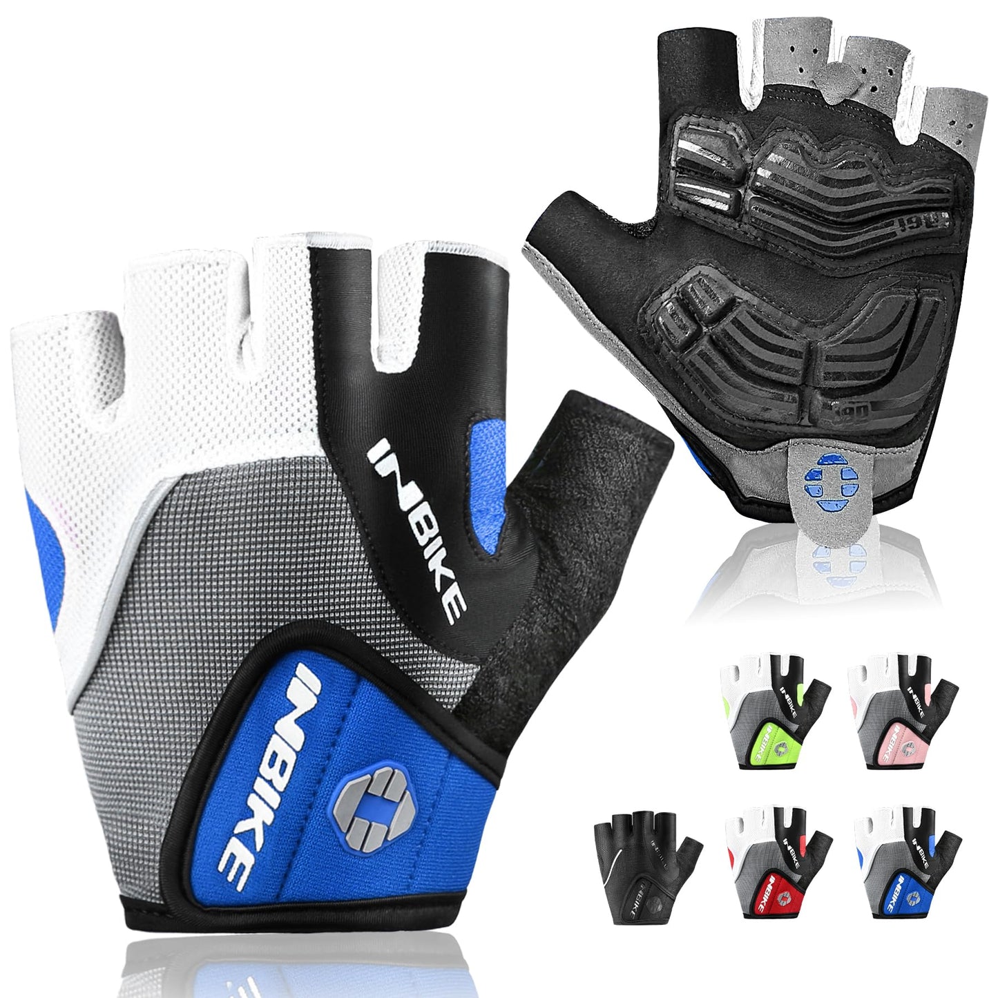 5mm Padded Half-Finger Cycling Gloves