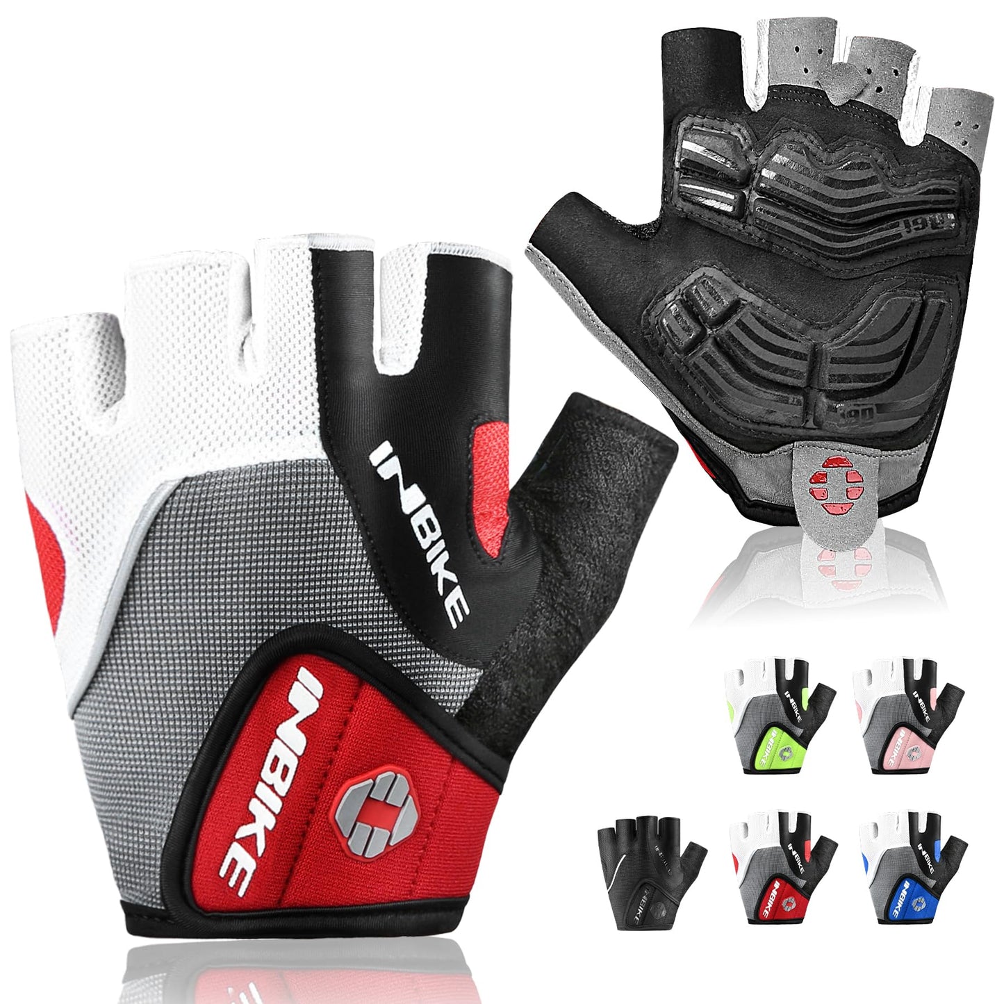 5mm Padded Half-Finger Cycling Gloves