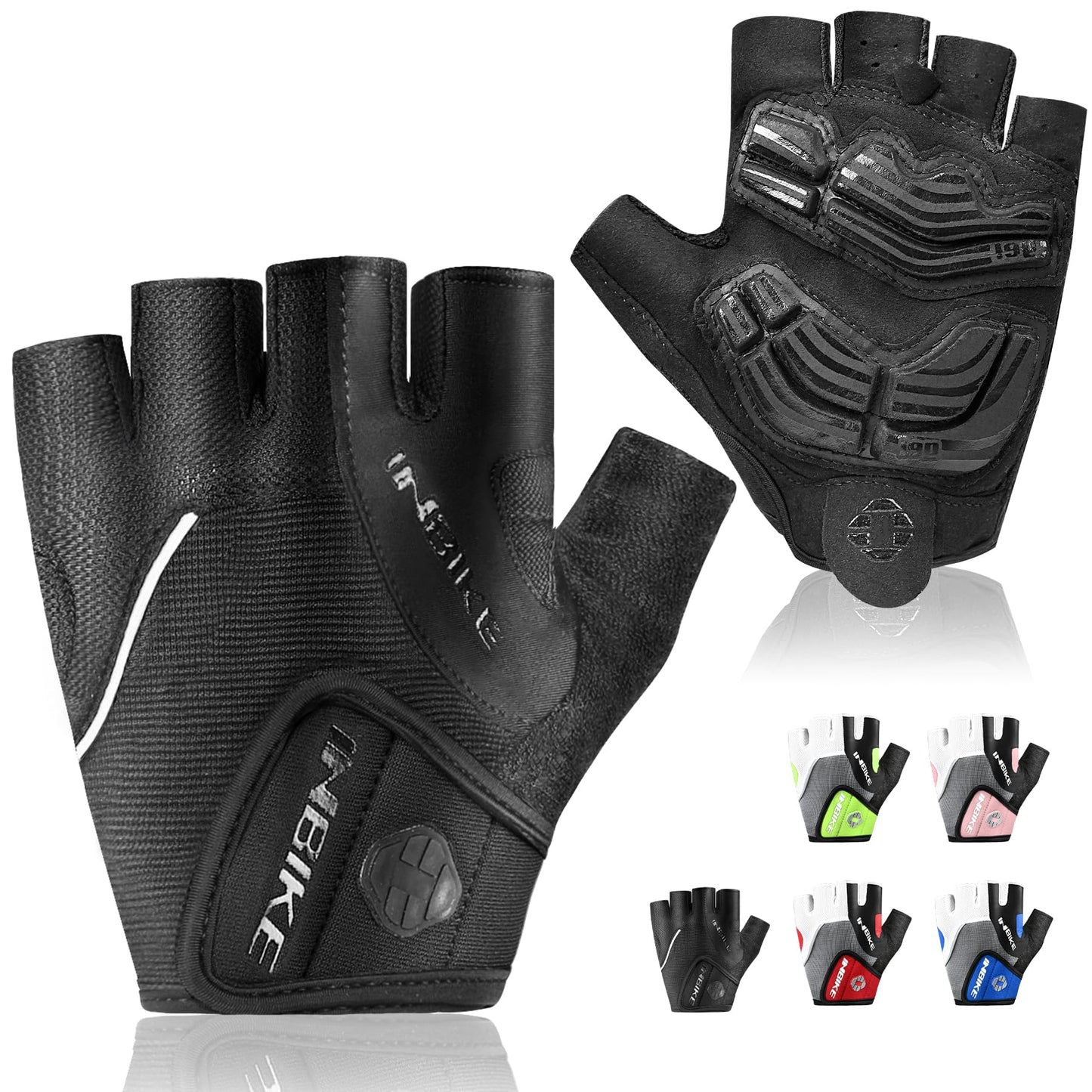 5mm Padded Half-Finger Cycling Gloves
